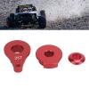 VGEBY Single Hole Adjustable Servo Arm, Adjustable 25T Aluminium Alloy Servo Saver Climbing Car Steering Arm for 1/10 RC Car Toy (Red) view 3
