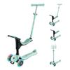 Globber - GOUP Sporty Lights - 3-wheel scalable scooter with seat - Children from 15 months - Mint Green view 1