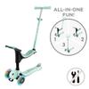 Globber - GOUP Sporty Lights - 3-wheel scalable scooter with seat - Children from 15 months - Mint Green view 2