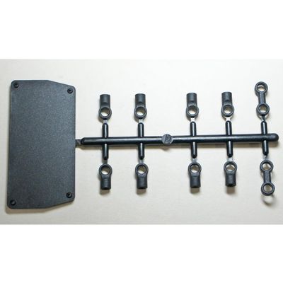 B2701/2 Mugen Anti-Roll Bar Link, ESC Mount Plate: MSB1