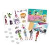 Barbie Dreamhouse Shrinky Dinks Kit  Shrink Art Activity Set with Pre-Cut Sheets, Colored Pencils and Keychains  Creative Craft Toy for Girls Ages 5+ view 4