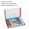 Bey-Berk Dylan Acrylic Poker Set, 200 Casino-Grade 11.5g Chips with Two Decks of Cards and 5 Dice in Clear Carbon Fiber Case view 4