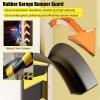 10mm Thick Outdoor Edge Protector Garage Wall, Parking Lots Corner Guards with Yellow Reflective Strips & 6 Screws, Boxing/ Gym Safety Bumpers - 80 100 120 150cm Tall(Size:W 15cm/6in - L 120m/47.2in) view 4