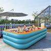 HSPLXYT Inflatable Pool for Adults and Kids with Electric Pump; Full-Sized Blow Up Pool, Family Swimming Pool for Backyard Garden Outdoor Summer (Kids Pool/Paddling Pool)(Size:3.8m/12.72ft) view 4