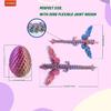 3 Colors 3D Printed Dragon with Wings in Egg, Easter Basket Stuffers, Crystal Dragon Surprise in Eggs, Articulated Dragon, Dragon Fidget Toy, Home Office Decor Executive Desk Toy (Brown) view 2