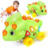 BainGesk Dinosaur Crawling Toys for 1 Year Old Boy, Musical Baby Toys for 6-12 Months, Early Development Learning Toys for 12-18 Months Boys Girls, Birthday Gifts for 1-2 Year Old Toddlers view 1