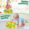 BainGesk Dinosaur Crawling Toys for 1 Year Old Boy, Musical Baby Toys for 6-12 Months, Early Development Learning Toys for 12-18 Months Boys Girls, Birthday Gifts for 1-2 Year Old Toddlers view 2
