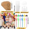 Moncinday 196Pcs Video Game Party Favors, Video Themed Birthday Party Supplies for Kids Video Keychian Stamper Slap Bracelet Bags Tattoo Sticker Video Game Goodies Bag Fillers view 3