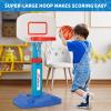 Toddler Basketball Hoop Indoor for Age 1-3, Adjustable Kids Basketball Hoops, Mini Basketball Hoop with 3 Balls for Outdoor Poolside, Birthday Christmas Sport Toys Gift for Baby Boys Girls Age 1 2 3 4 view 4