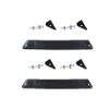 2Pcs Black Stroller Footrest Replacement Adjustable Stroller Extension Footboard Strollers and Accessories for Babies Pushchair Seat Liners, Baby Stroller Connectors, Stroller Connectors (37cm) view 1