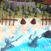 Plustopoy Medieval Castle Knight Toy Soldier Figures Army Men Toys, The Medieval Times Middle Ages DIY Castle Building Toy Piracy Knight Action Figurines with Storage Bag,2 Dragons, 2 Bridges, 1 Map view 4