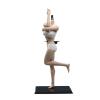 1/6 Scale Female Body, 12inch Super Flexible Asian Body Type Action Figure JIAOUDOLL Seamless Narrow Shoulders Figure Body Doll Collection (Brown Skin, JOQ-10D-Big Bust-Detachable Feet) view 1