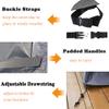 SUNSURE Kids Water Table Cover for Step2 Rain Showers Splash Pond Water Table, Waterproof Kids Sand and Water Table Toys Covers Heavy Duty Outdoor Toddlers Sand Table Cover (Grey) view 2