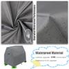 SUNSURE Kids Water Table Cover for Step2 Rain Showers Splash Pond Water Table, Waterproof Kids Sand and Water Table Toys Covers Heavy Duty Outdoor Toddlers Sand Table Cover (Grey) view 3