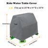 SUNSURE Kids Water Table Cover for Step2 Rain Showers Splash Pond Water Table, Waterproof Kids Sand and Water Table Toys Covers Heavy Duty Outdoor Toddlers Sand Table Cover (Grey) view 4