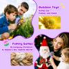 Microscope for Kids - Mini Pocket Handheld Microscope for Toddlers-STEM Educational Science Kit Toys for Christmas Birthday Gifts Toys for 5 6 7 8 9 10 11 12 Year Old GirlsPurple view 4