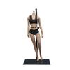 1/6 Scale Female Body, 12inch Super Flexible Asian Body Type Action Figure JIAOUDOLL Seamless Narrow Shoulders Figure Body Doll Collection (Suntan Skin, JOQ-06C-Middle Bust-Undetachable Feet) view 1