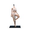 1/6 Scale Female Body, 12inch Super Flexible Asian Body Type Action Figure JIAOUDOLL Seamless Narrow Shoulders Figure Body Doll Collection (New Suntan Skin, JOQ-10C-Middle Bust-Detachable Feet) view 1