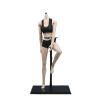 1/6 Scale Female Body, 12inch Super Flexible Asian Body Type Action Figure JIAOUDOLL Seamless Narrow Shoulders Figure Body Doll Collection (New Pale Skin, JOQ-10D-Big Bust-Detachable Feet) view 1