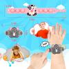 Kiss Monkey Party Favors for Kids Pop Bracelets 24 PACK Animal Fidget Bracelets,Birthday Gifts,Goodie Bag Stuffers,Carnival Prizes,Classroom Prizes view 3