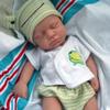 12 Inch Reborn Baby, Full Silicone Baby,Lifelike Closed Eyes Sleeping Cute Baby Boy Realistic Newborn Doll Real Life Doll The Look Real view 1