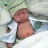 12 Inch Reborn Baby, Full Silicone Baby,Lifelike Closed Eyes Sleeping Cute Baby Boy Realistic Newborn Doll Real Life Doll The Look Real view 2