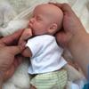 12 Inch Reborn Baby, Full Silicone Baby,Lifelike Closed Eyes Sleeping Cute Baby Boy Realistic Newborn Doll Real Life Doll The Look Real view 4
