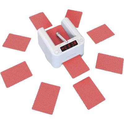Automatic Card Dealer Machine, 360 Rotating Uniersal Poker Splitting Machine, Portable Electric Playing Card Shuffler for Home Poker Licensing Party Club Bridge Game(USB)