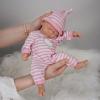 12" Silicone Full Body Reborn Baby Doll Lifelike Closed Eyes Sleeping Pretty Baby Girl Realistic Newborn Doll Real Life Baby The Look Real Babies Dolls view 2