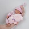 12" Silicone Full Body Reborn Baby Doll Lifelike Closed Eyes Sleeping Pretty Baby Girl Realistic Newborn Doll Real Life Baby The Look Real Babies Dolls view 3