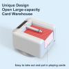 Portable Dealer Machine, Portable 360 Rotating Automatic Card Splitting Machine Poker Machine Electric Card Shuffler for 2-8 People Game, No Shuffle Function for Home Party view 3