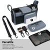 TOPDesign Universal Baby Stroller Organizer, Stroller Caddy with Detachable Mesh Bag & Heightened Insulated Cup Holders & Non-Slip Secure Hooks Accessories, Fits Most Strollers (Blue) view 2