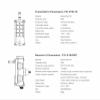 CDMUIIAI F21-E1B 1T1R 2T1R Crane Remote Control 6 Single Speed 6 One-Speed Buttons(Color:18-65V ACDC 1T1R) view 2