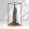 CHUNGU Acrylic Display Case for Le-go 10341 Artemis Space Launch System Model - Sturdy Protection for Your Collectible (Model Not Included) (Option A) view 1