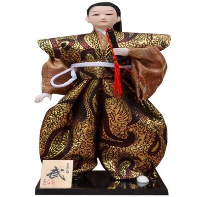 Unique Japanese Geisha Palace Guard Vintage Sushi Bar Decor Doll Figurine D13