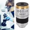 100X Microscope Objective, International Standard RMS Size, Brass Aluminum Alloy Material, Structural Defects Detection, Improve Quality Inspection view 3