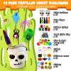 384PCS Prefilled Party Favor Bulk for Kids, 48PACK Prefilled Ghost Cauldrons With 6 Halloween Toys Inside, Goodie Bag Fillers, Prizes Gifts Miniatures for Kids, Trick or Treat view 2