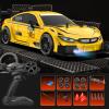 Authticar Remote Control Drift Car, 1:16 Scale GTA RC Dirft Car with LED Lights 2.4GHz 4WD 40km/h RTR High Speed Racing Sport Toy for Adults Teens Gifts (Yellow) view 2