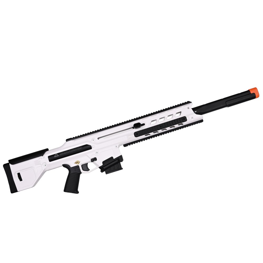 Zhenweiqi Baize Blaster, ZWQ S100S Half Length Dart Sniper Blaster Long-Range High Precision Powerful Launcher 12+ (White)