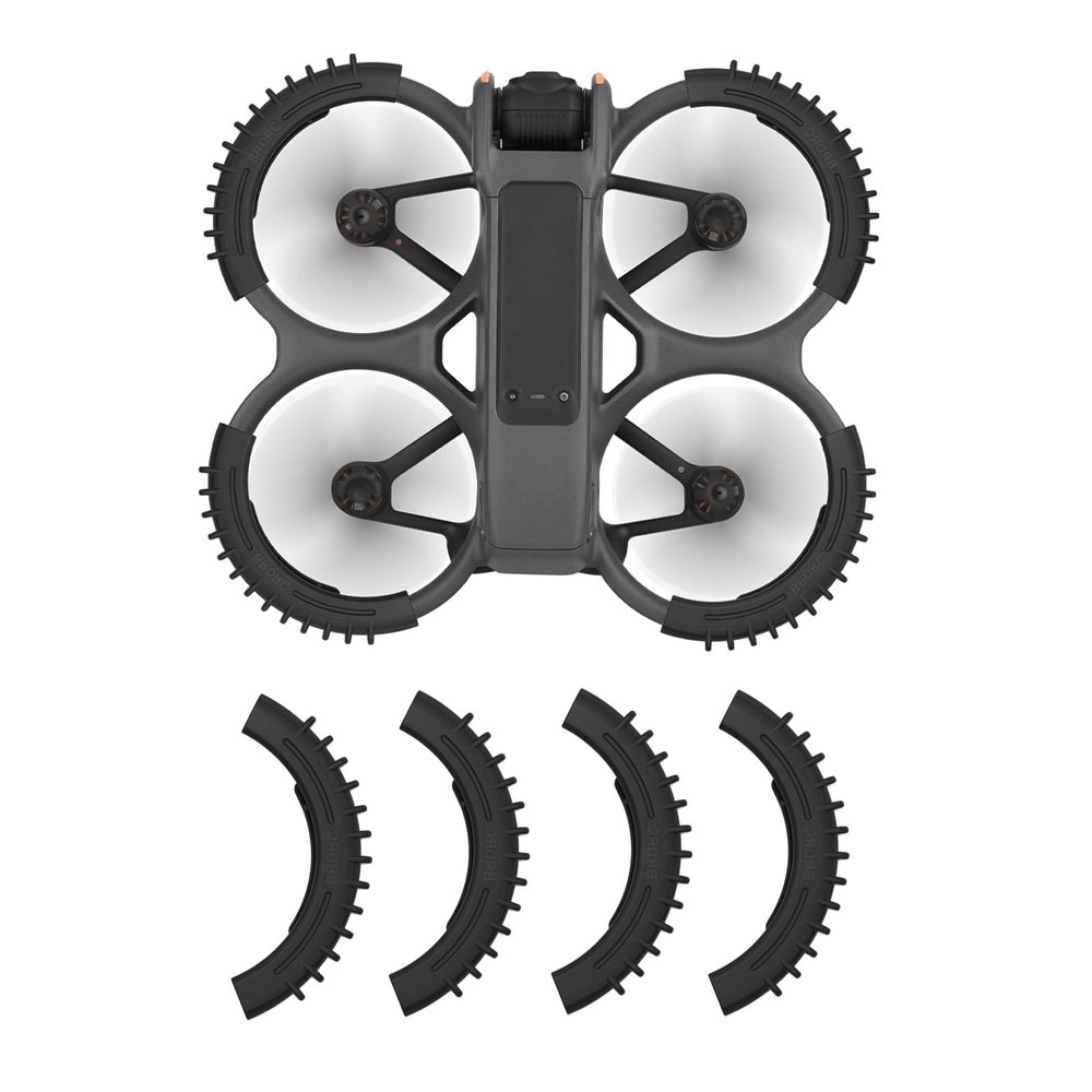 FSIDIWT Avata 2 Propeller Guard Protector for DJI Avata 2 Drone Protective Bumper Anti-Collision Shockproof Prop Protector for DJI Avata 2 Accessories (Black)