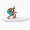 Skimdeck Pocket Surfer - Surfing Action Figure and Fishing Lure view 1