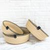 3-Pack Storage Baskets, Large Basket Set, Toy Storage Basket Bin,Stylish Room Decor Basket, Gift Basket, Handwowen large baskets, Towel Baskets for Bathroom, Livingroom Baskets (Brown) view 4