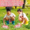 2Sets Bug Catcher for Kids- Sturdy Kids Bug Catching Kit Gifts with Collector Butterfly Net Tweezer, Bugs Habitat Outdoor Explorer Kit for Age 3 4 5 6 7 8, 8Pcs, Pink view 3