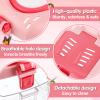 2Sets Bug Catcher for Kids- Sturdy Kids Bug Catching Kit Gifts with Collector Butterfly Net Tweezer, Bugs Habitat Outdoor Explorer Kit for Age 3 4 5 6 7 8, 8Pcs, Pink view 4