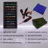 HOROW Large DND Dice Display Case Polyhedral Hexagonal Lockable Wall Mount w/98% UV Protection Dice Collectors Dice Organizer Shelf Box for Game Night Player Role Playing Dice Display Case (Large view 3