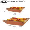 Bear Candy Microfiber Leather Dice Trays Folding for RPG DND Table Games, Leather Dice Holder Storage Box Portable Folding Rolling Dice Tray, 16x16cm view 4