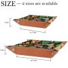 Balanced Biet Food Microfiber Leather Dice Trays Folding for RPG DND Table Games, Leather Dice Holder Storage Box Portable Folding Rolling Dice Tray, 20.5x20.5cm view 4