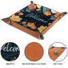 Flowers Welcome Microfiber Leather Dice Trays Folding for RPG DND Table Games, Leather Dice Holder Storage Box Portable Folding Rolling Dice Tray, 20.5x20.5cm view 3