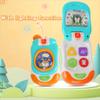 Baby Cell Phone Toy with musicial and Light, Flip Phone Educational Toddler Toys (Orange) view 3