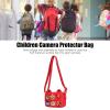 Cyrank Kids Cartoon Camera Case, Children's Cartoon Shoulder Bags Camera Protector Bag for Kids Crossbody Bag Birthday Gift(Red) view 3